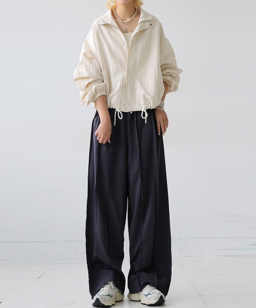 「antiqua」 スウェットパンツ MEDIUM チャコールグレー レディース_画像9
