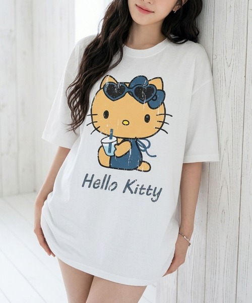 GLAMOROUS JANE（グラマラスジェーン） tシャツ 半袖 HELLO KITTY