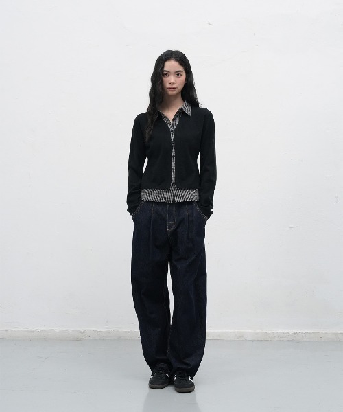 「GENERAL IDEA」 カーディガン S グレー レディース_画像6