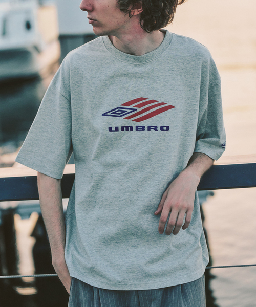 umbro（アンブロ） tシャツ UMBRO×417 USA26 FLAG LOGO TEE メンズ