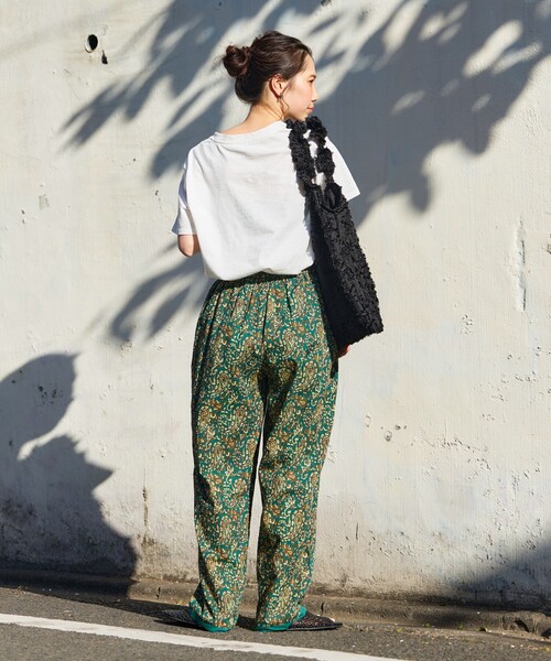 「FREAK'S STORE」 イージーパンツ SMALL ネイビー レディース_画像7