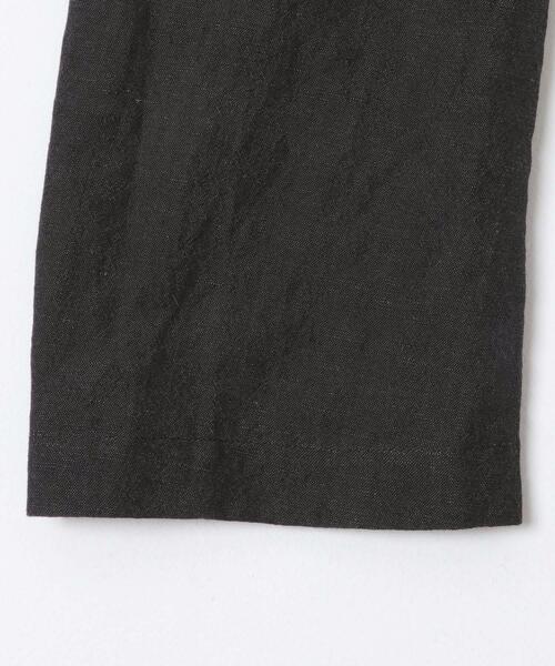 コート ジャケット new basic　WOOL LINEN SINGLE SHIRTS JACKET メンズの画像
