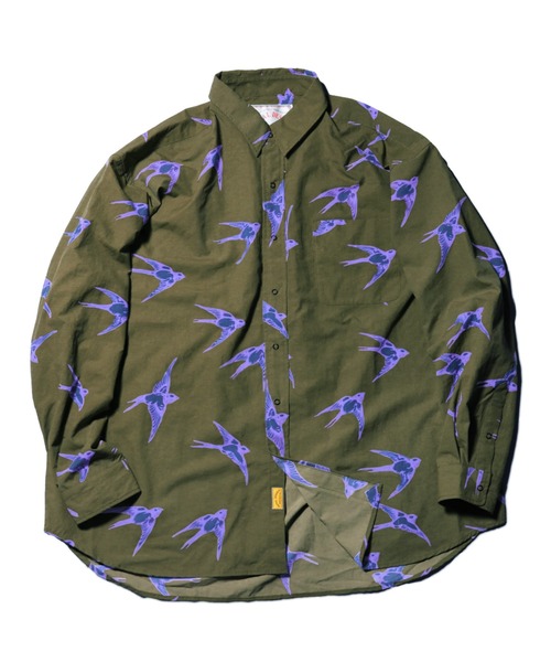 「NATAL DESIGN」 長袖シャツ X-LARGE オリーブ メンズ_画像7