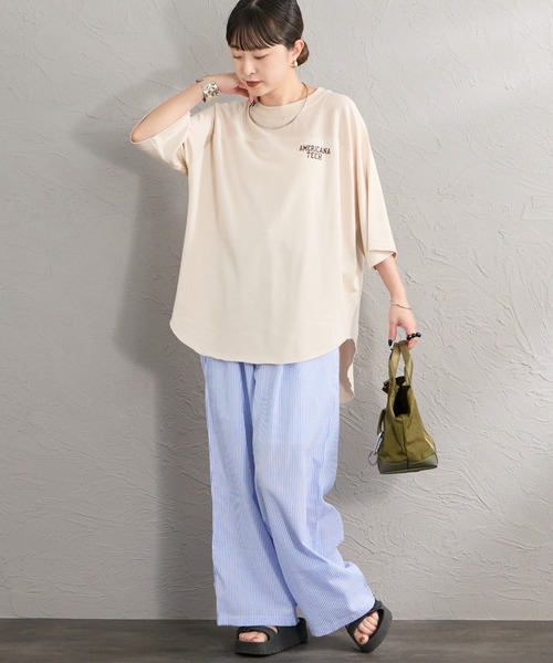 AMERICANA（アメリカーナ） tシャツ 半袖 ナンバリングプリント
