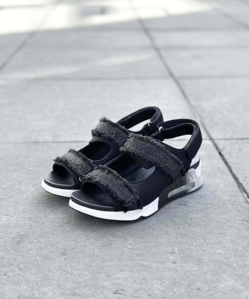 「ASH」 フラットサンダル 35 ブラック レディース_画像6