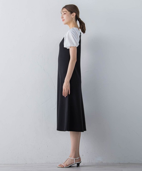 「ketty」 半袖ワンピース M ベージュ レディース_画像3