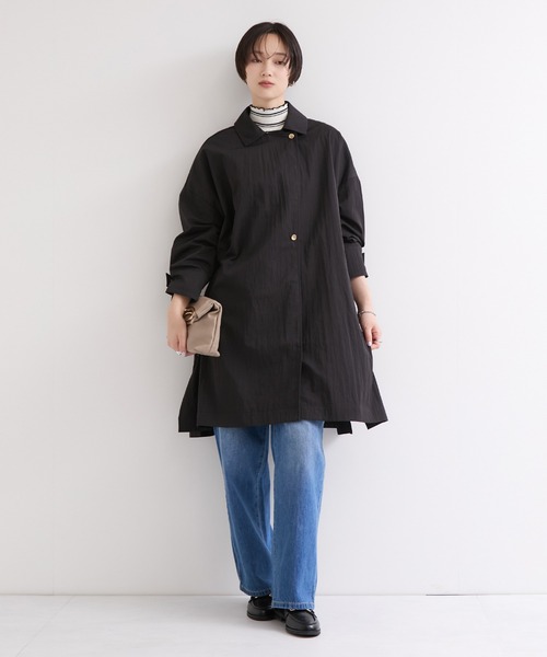 le cercle ADAM ET ROPE' コート アウター スタンドカラーミドル丈