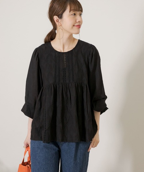 「URBAN RESEARCH Sonny Label」 長袖ブラウス FREE グレー系その他 レディース_画像3