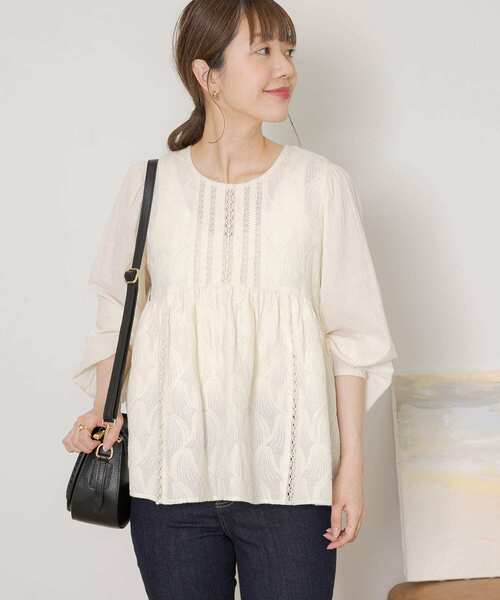 「URBAN RESEARCH Sonny Label」 長袖ブラウス FREE グレー系その他 レディース_画像5