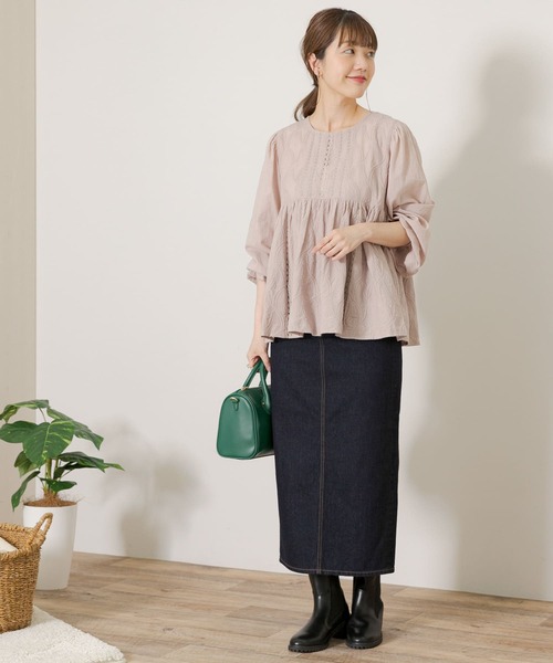 「URBAN RESEARCH Sonny Label」 長袖ブラウス FREE グレー系その他 レディース_画像7