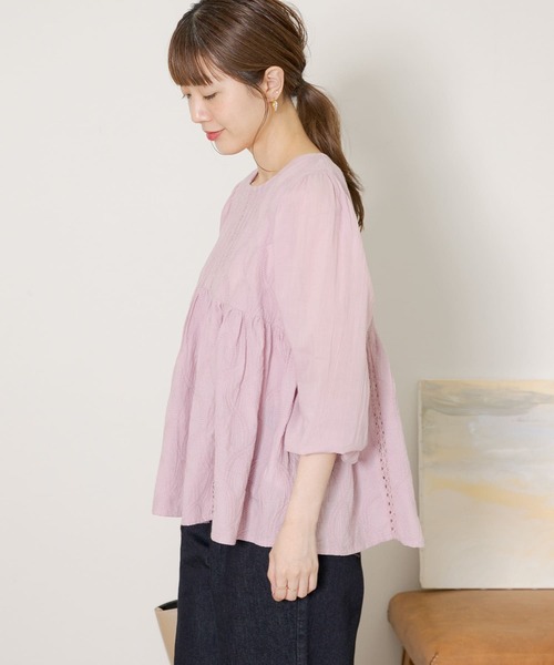 「URBAN RESEARCH Sonny Label」 長袖ブラウス FREE グレー系その他 レディース_画像8