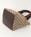 「GUCCI」 ハンドバッグ - ベージュ レ...の詳細画像2