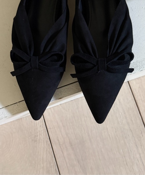 「on:nue」 フラットパンプス 23.0cm ブラック レディース_画像4