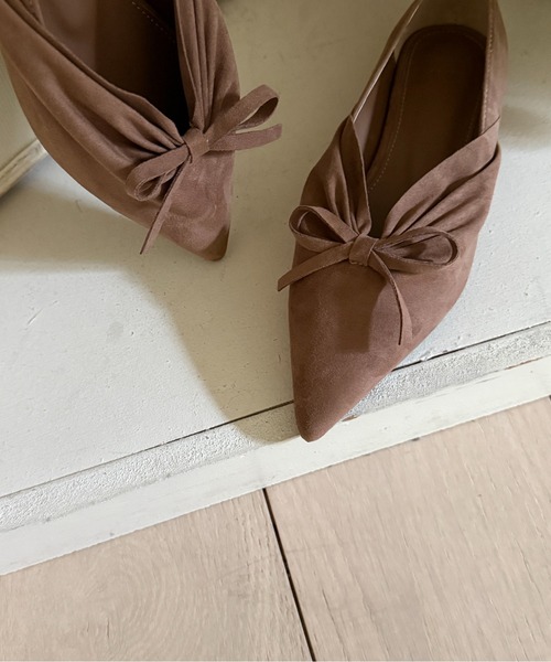 「on:nue」 フラットパンプス 23.0cm ブラック レディース_画像8