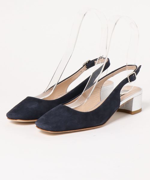 セール豊富な パンプス - 通販 - PayPayモール スクエアバックバンドバイカラーパンプス(I01300) ZOZOTOWN PayPayモール店 格安日本製