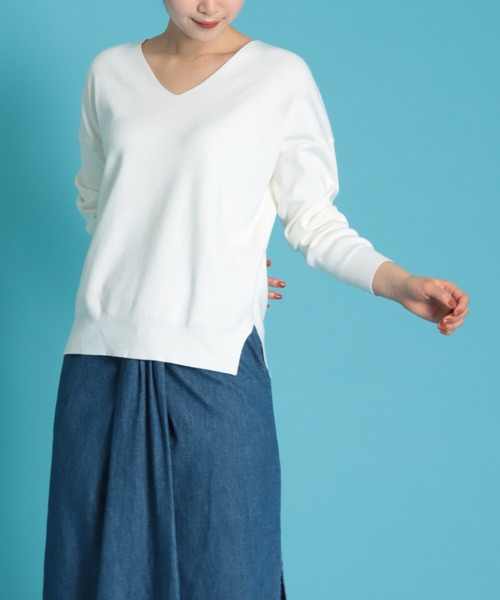 お得得価 ニット PayPayモール店 - 通販 - PayPayモール SNOWY ☆Vネックプルオーバー ZOZOTOWN 送料無料SALE