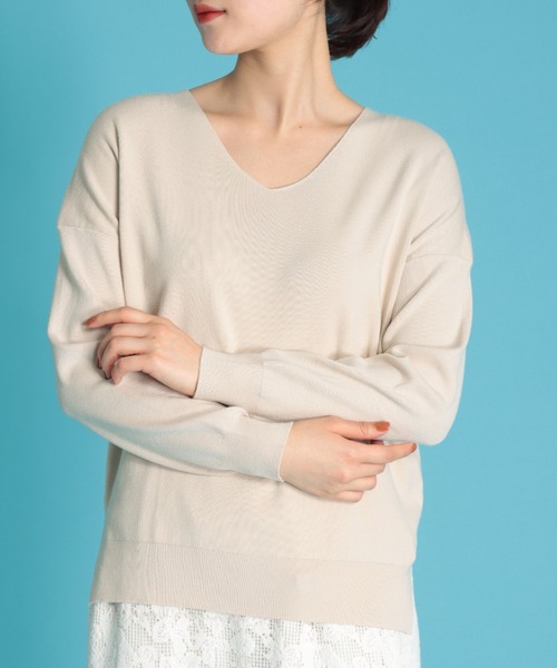 お得得価 ニット PayPayモール店 - 通販 - PayPayモール SNOWY ☆Vネックプルオーバー ZOZOTOWN 送料無料SALE
