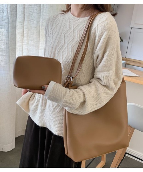 【ROBINMAY】PUレザーショルダーバッグ (wc105) /送料関税込 レザーワンショルダーバッグ / FUJITAKA（フジタカ）公式 / 本革