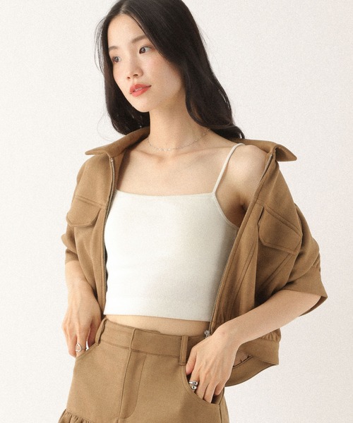 Heather キャミソール カップツキリブキャミ2 279752