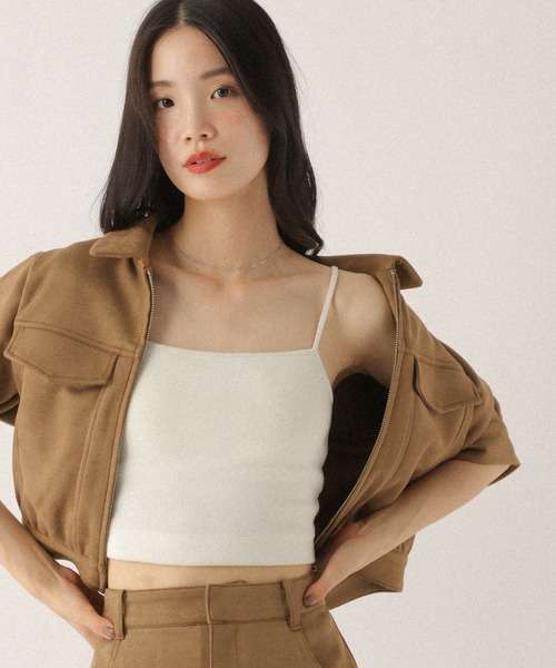 Heather キャミソール カップツキリブキャミ2 279752