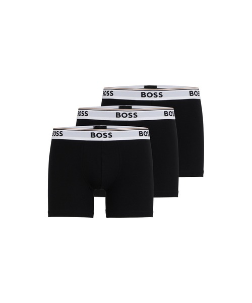 BOSS ボクサーブリーフ 3枚セット Mサイズ BOSS（HUGO BOSS） ボクサーパンツ 3パック BOSSロゴ ストレッチ
