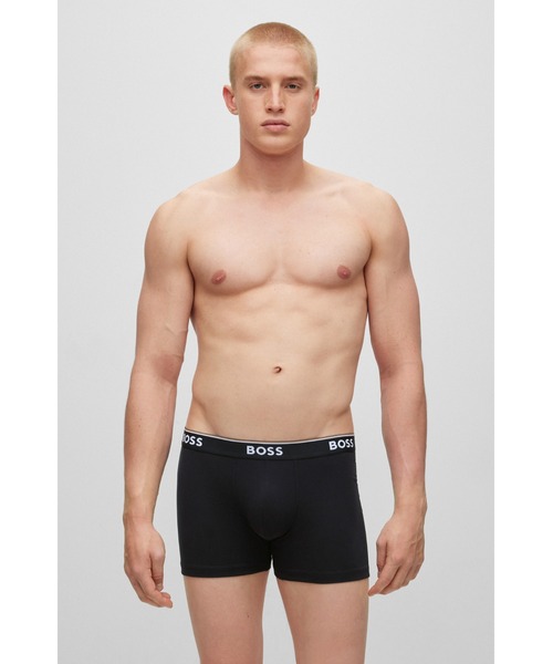 BOSS（HUGO BOSS） ボクサーパンツ 3パック BOSSロゴ ストレッチ
