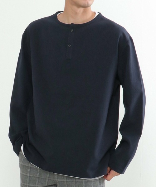 ikka（イッカ） シャツ 「2点セット」ヘンリーネックシャツTインナー
