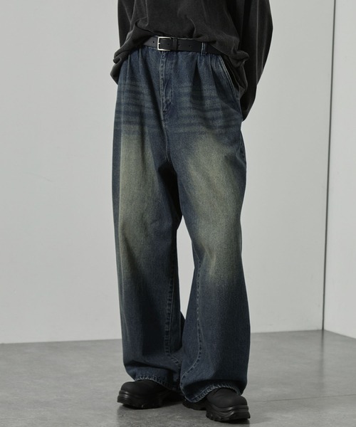 ジーンズ 「Alfred Alex」Vintage Wide Tapered Denim/ヴィンテージ