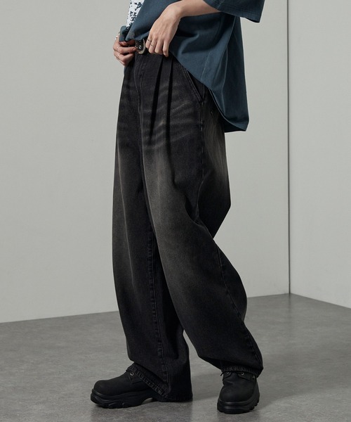 ジーンズ 「Alfred Alex」Vintage Wide Tapered Denim/ヴィンテージ