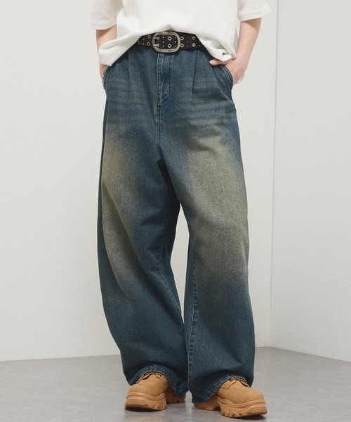 ジーンズ 「Alfred Alex」Vintage Wide Tapered Denim/ヴィンテージ