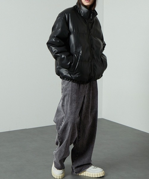 ワイドパンツ ジーンズ 「Alfred Alex」Vintage Wide Tapered Denim