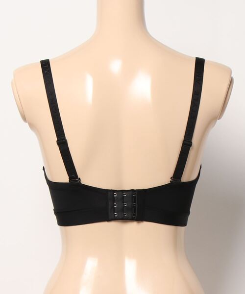 ブラジャー 「オフショルに合うズレにくくてストレスフリー！」ストラップレスハーフカップブラ(ストラップ取り外し可) シグネチャースムース「E，Fカッ | AMOSTYLE | 19