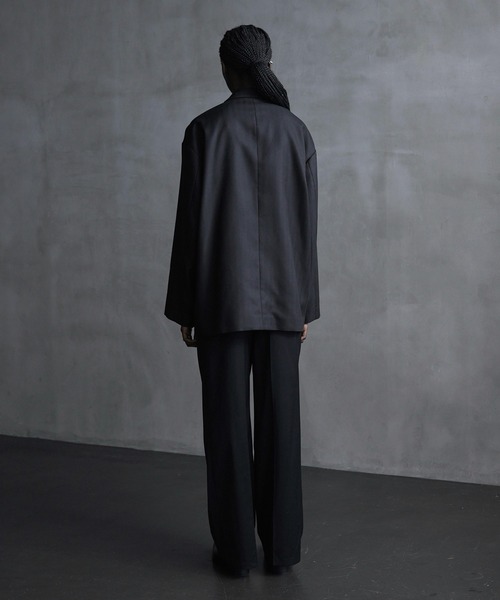 CALLNE ウールブレンドヘリンボーン セットアップ CALLNE】 Woolblend Herringbone Double Jacket / ウール