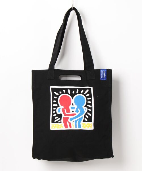 【未使用、定価半額】KeithHearingコラボバック【キースヘリング】 Keith Haring（キース ヘリング） キースへリング 2way ショルダー