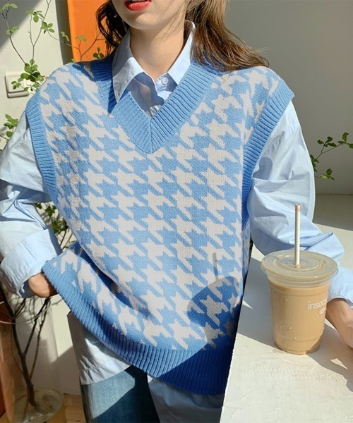 千鳥柄ベストのおすすめ人気商品一覧 通販 - Yahoo!ショッピング
