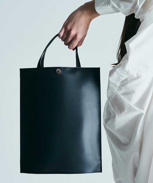 バッグ・カバンその他 ^MCLANEE^ Raw tote and cross bag row SEVEN BY SEVEN(セブンバイセブン)LEATHER TOTE BAG(レザー