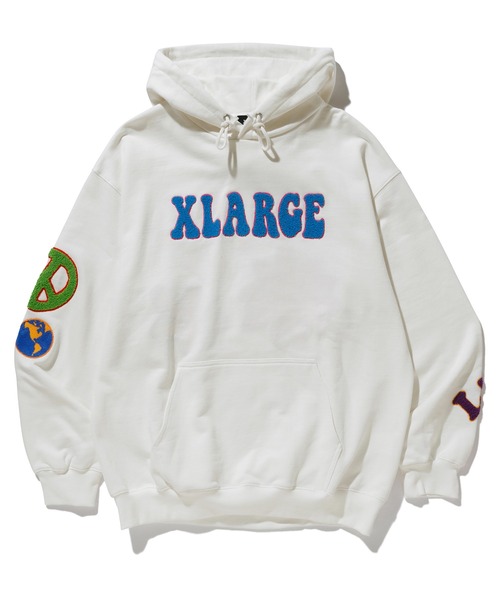 XLARGE パーカー FLOWER PULLOVER HOODED SWEAT メンズ
