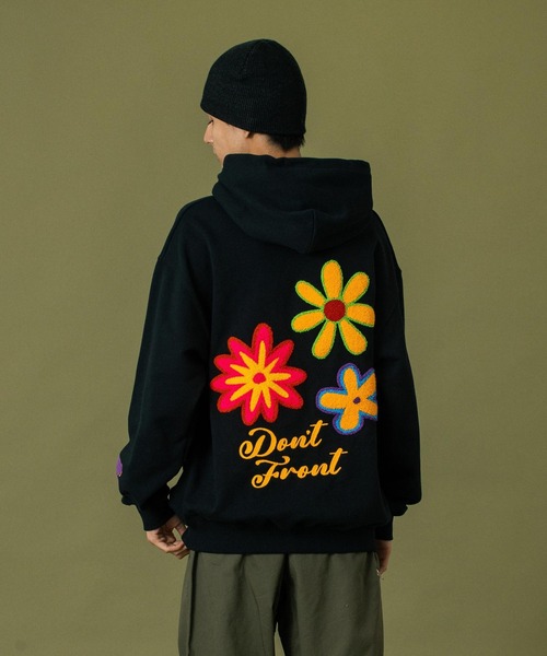 Multi-color Flowers Sweat Hoodie パーカー L 9月2日(月)20時よりWEB