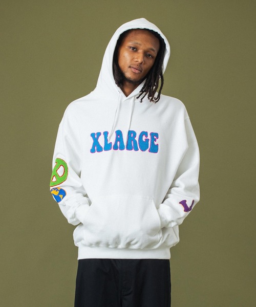 XLARGE FLOWER PULLOVER HOODED エクストララージ FLOWER PULLOVER HOODED SWEAT（パーカー）｜XLARGE（エクストラ