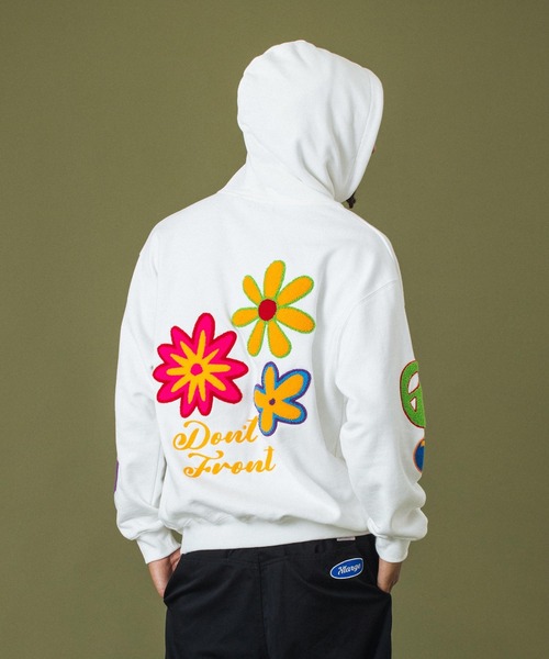 XLARGE（エクストラ ラージ） パーカー FLOWER PULLOVER HOODED SWEAT