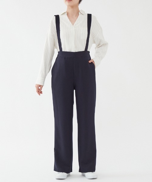 Tuche パンツ Tuche/トゥシェ サスペンダーパンツ 肩紐取り外し可能