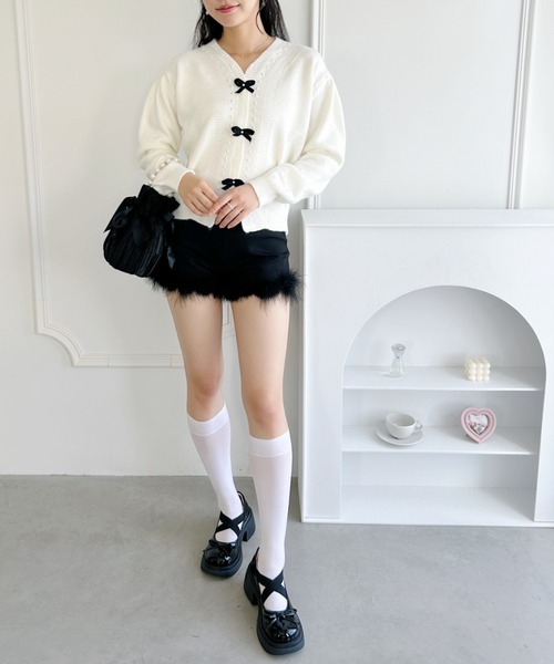 Loueme パンプス チャンキーヒールバレリーナシューズ