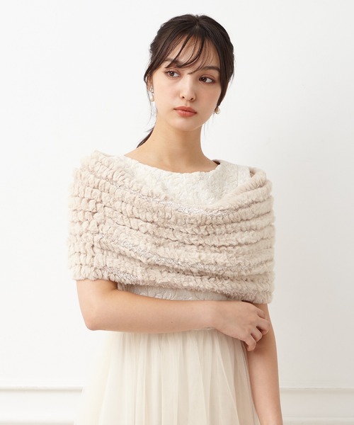 【新品未使用】AIMER フェイクファースヌード ベージュ フェイクファー スヌード（AIMER）のおすすめ人気商品一覧 通販