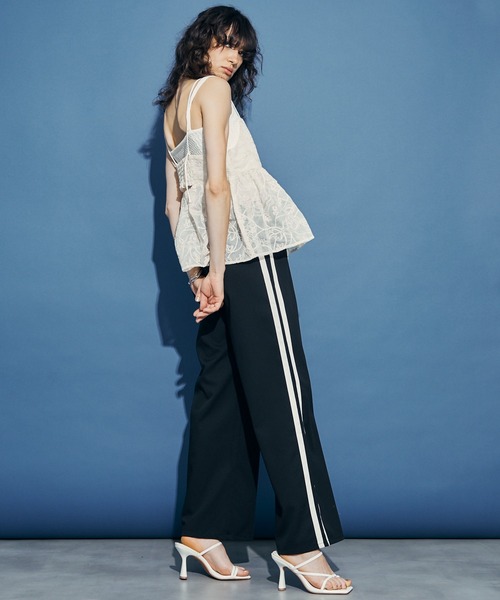 パンツ yuyu ワンフォークロージング 1111clothing ◇ケミカルウォッシュ