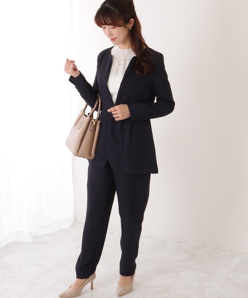 Lace Ladies セットアップ フロントホック ペプラム パンツ