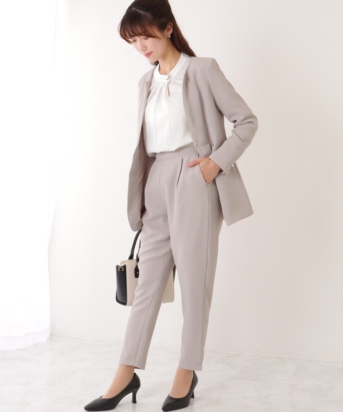 Lace Ladies セットアップ フロントホック ペプラム パンツ
