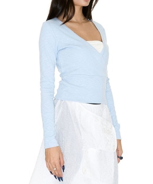 SETSETSET tシャツ 「SETSETSET」ARHA WRAP T-SHIRT レディース