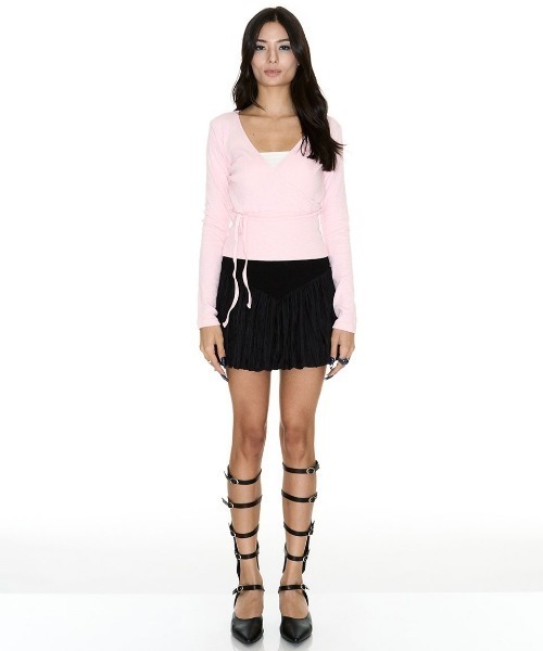 tシャツ 「SETSETSET」ARHA WRAP T-SHIRT レディース SETSETSET tシャツ 「SETSETSET」ARHA WRAP T-SHIRT レディース