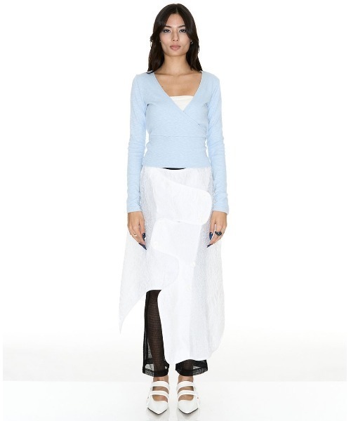 tシャツ 「SETSETSET」ARHA WRAP T-SHIRT レディース SETSETSET tシャツ 「SETSETSET」ARHA WRAP T-SHIRT レディース