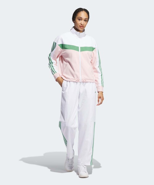 adidas ジャージ ツイストニット レトロトラックジャケット